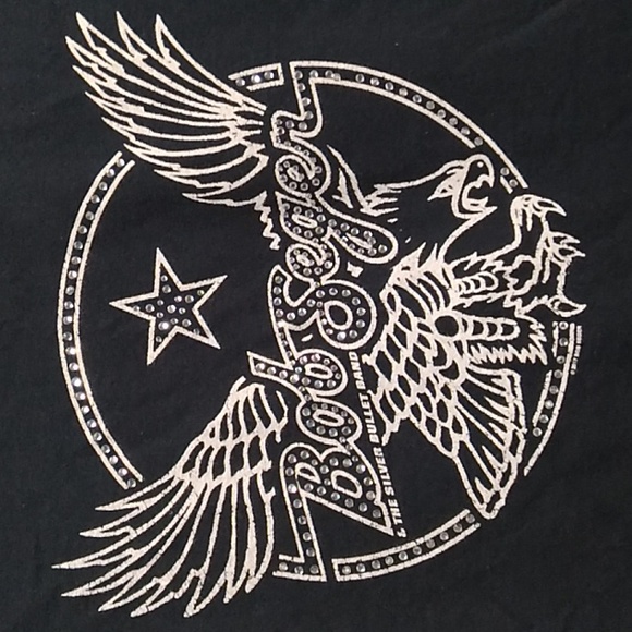 SALE! RARE! Bob Seger & The Silver Bullet Band Bling 2017 Shirt Sz.M - Picture 3 of 10